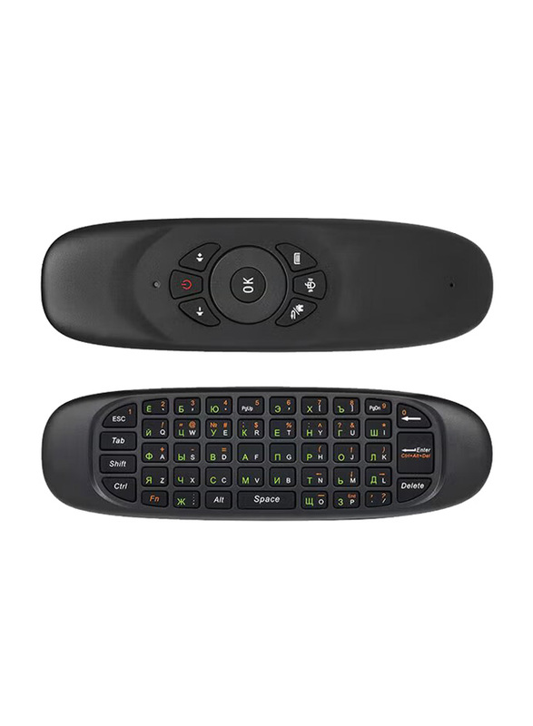 6-Axis Wireless Keyboard Remote, Black