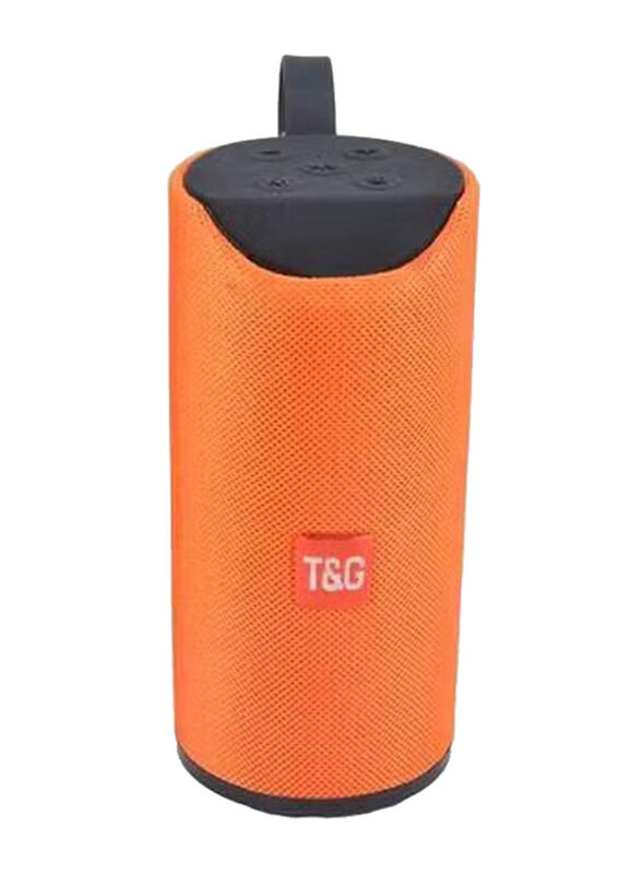 

T&G Waterproof Portable Bluetooth Speaker, Orange/Black