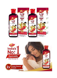 Dabur 100ml Lal Tail for Baby, 2 Pieces