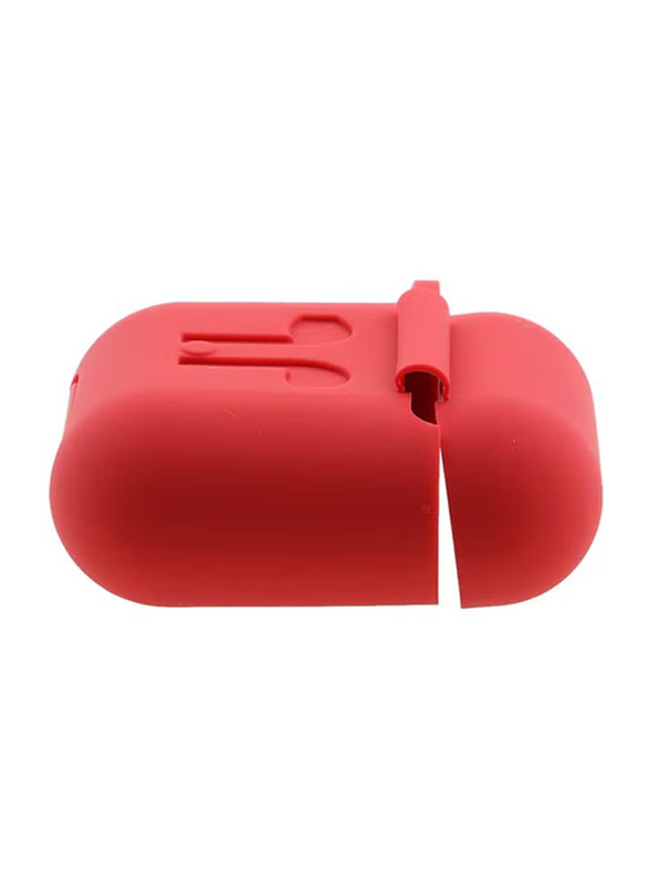 Protective Silicone Headset Case Cover For Apple AirPods, 1551212002-6249, Red