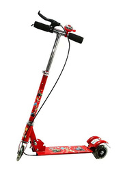 Well Play 3-Wheels Scooter For Kids, 19cm, Red