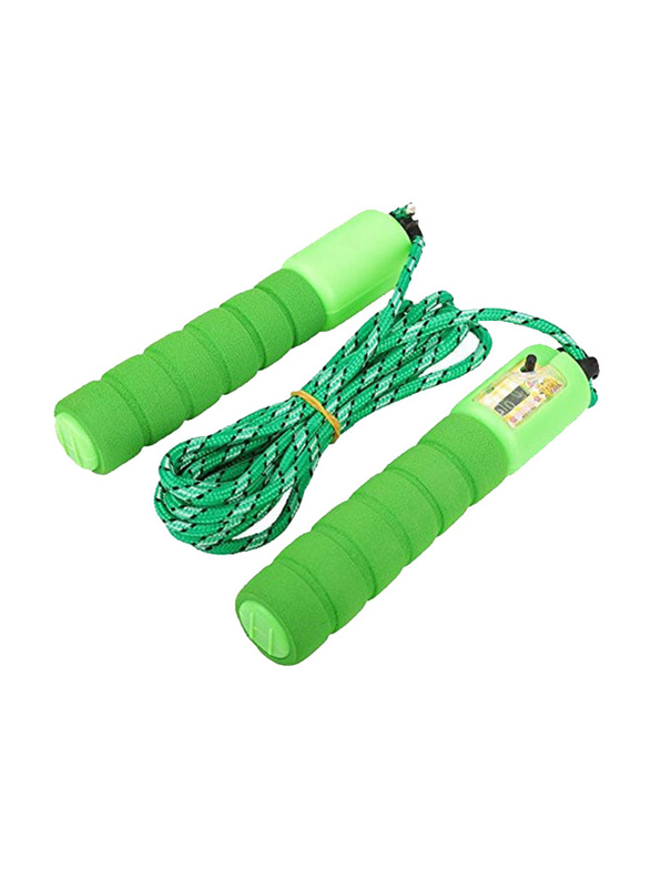 Skipping Rope with Jump Counter, 180cm, Multicolour