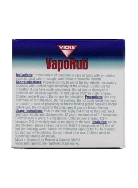 Vicks Vaporub Colds Relief Ointment, 50g