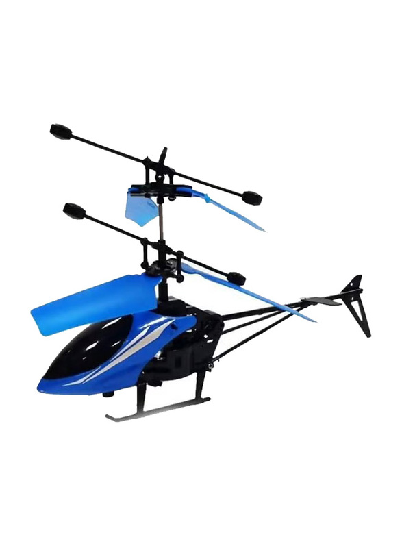 Infrared Sensored Induction Helicopter, Ages 3+, Blue/Black