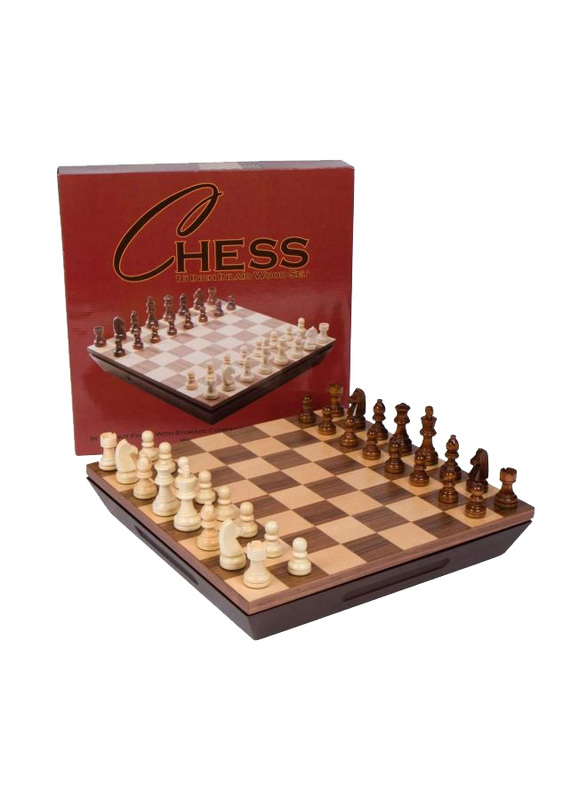 Best Chess Set 15.75-Inch Wooden Chess Board Set