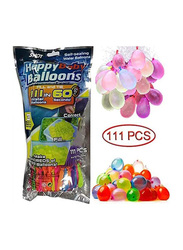Durable Sturdy Premium Quality Water Balloons Set, 111 Pieces, Ages 3+