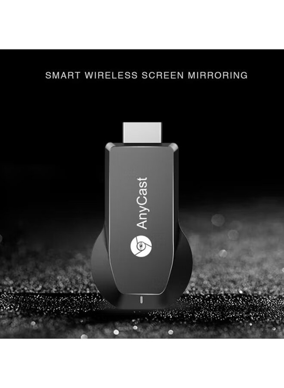 AnyCast M9 Plus Miracast Wi-Fi Dongle, Receiver Black