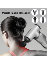 Cool Baby Electric Muscle Massage Relaxation Gun Set, Silver