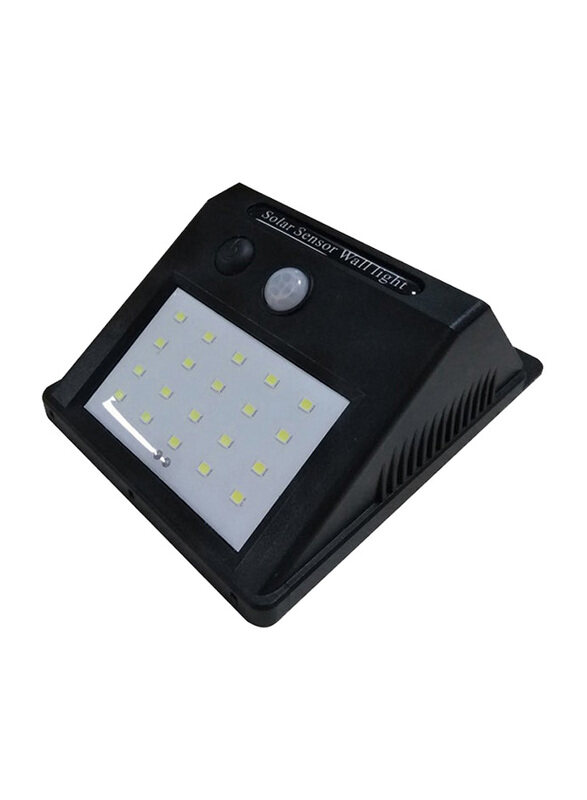 

Generic 20-LED Solar Power Pir Motion Sensor Waterproof Wall Light Outdoor Security Light, White/Black