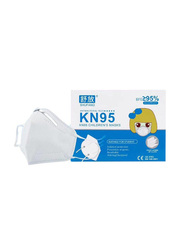 Protective KN95 Face Mask for Kids, White, 10-Pieces