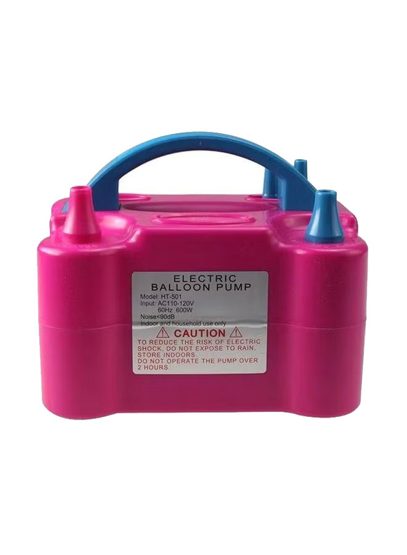Electric Powered Balloon Pump, Ages 16+, Pink/Blue