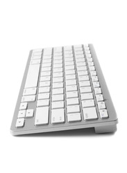 Wireless/Bluetooth English Keyboard, White