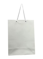 12-Piece Paper Gift Bag Set, White