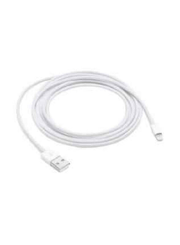 

Generic 2-Meter Charging Cable, USB Male to Lightning for Apple Phones, White