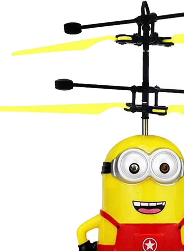 Touching Induction Minion Flying Helicopter, Ages 8+, Multicolour