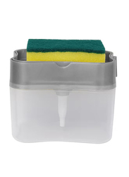 Dishwashing Sponge Soap Dispenser, Grey