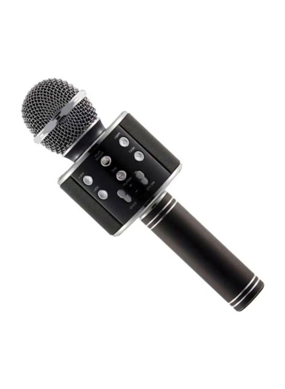 Wster Bluetooth Microphone With Speaker, Black