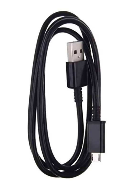 1-Meters Micro-B USB Data Sync Charging Cable, Micro-B USB (5 Pin) to USB Type A for Smartphones/Tablets, Black