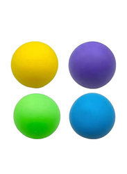 XiuWoo Stress & Anxiety Reducer Multipurpose Squeeze Balls, 4 Pieces, Ages 2+