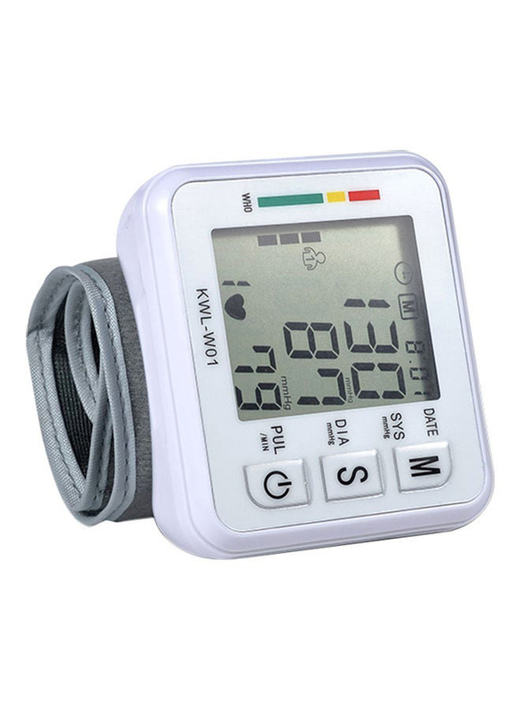 Digital LCD Blood-Pressure Monitor, M-L2233-1, White