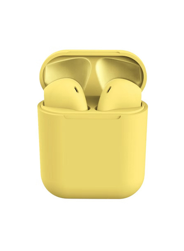 

Generic Inpods 12 TWS Popup Touch Control Bluetooth Wireless In-Ear Earbuds, Yellow