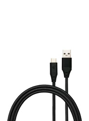USB Type-C Charging Data Cable, USB Type A to USB Type-C for Smartphone, Black