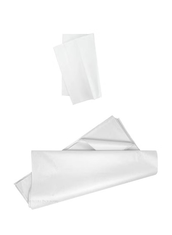 50-Piece Premium Quality Gift Wrapping Tissue, White