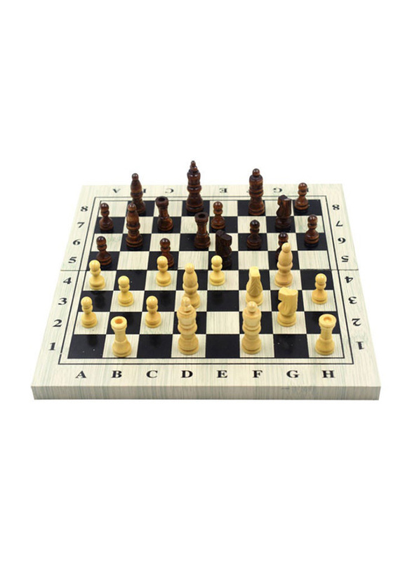 Wooden Folding Chess Kit