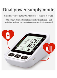 Electronic Blood Pressure Monitor, PAA3480B, White/Black