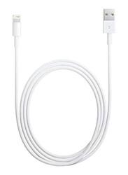 8 Pin Lightning Data Sync Charging Cable, Lightning to USB Type A for Apple Devices, White
