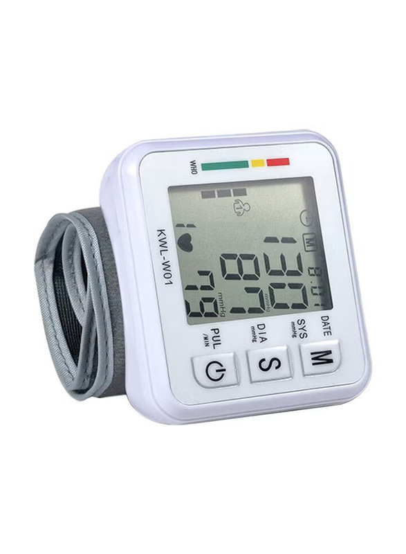 Wrist Type Sphygmomanometer without Voice, NE-CIM29, White