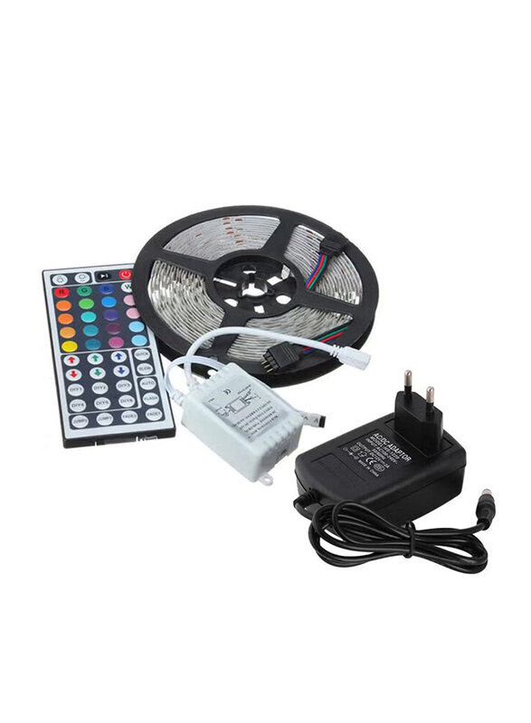 

Voberry 5 Meter 300 LED Flexible Light Strip with 44 Key Ir Remote Controller, White