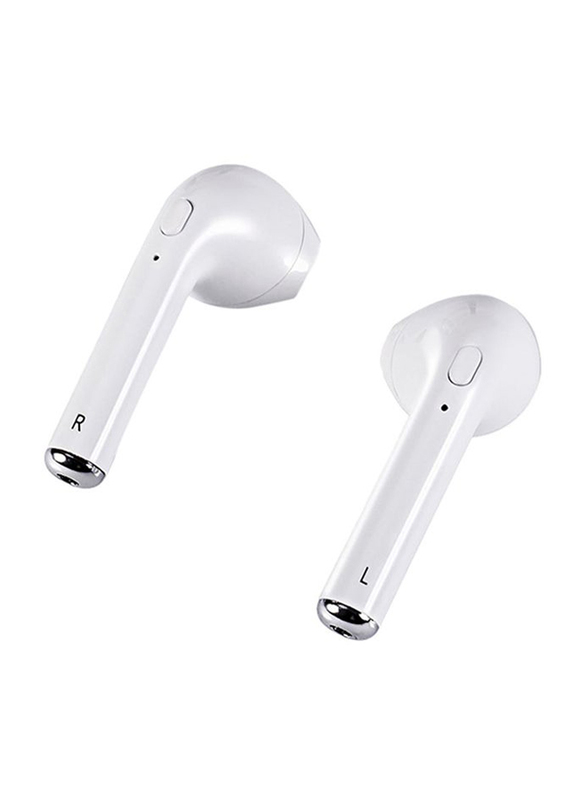 Wireless Bluetooth In-Ear Noise Cancelling Earphones, White
