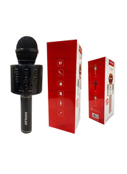 Sonilex SL-BS858 Wireless Karaoke Bluetooth Handheld Mic, Black