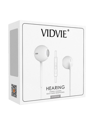 Vidvie Wireless Bluetooth In-Ear Earphone with Mic, White