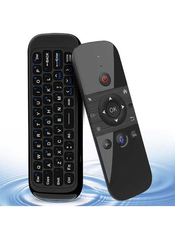 EC3503 2.4G Wireless 6-Axis Air Mouse Keyboard, Black