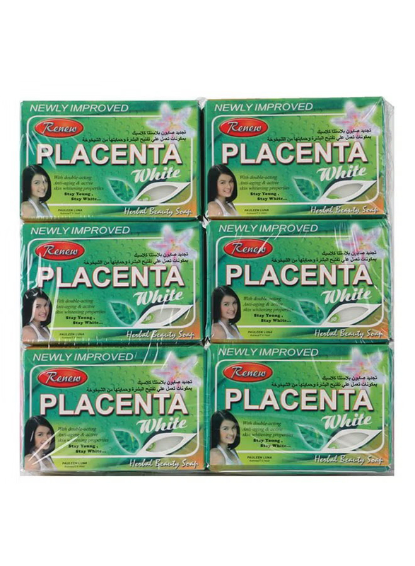 Renew Placenta Herbal Beauty Soap, 810g, 6 Pieces