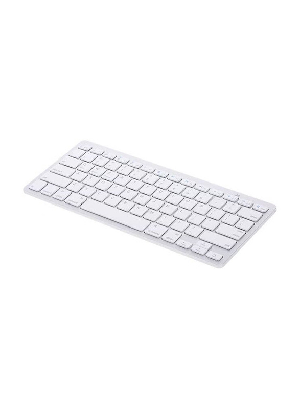 Bluetooth Mini English Keyboard, White