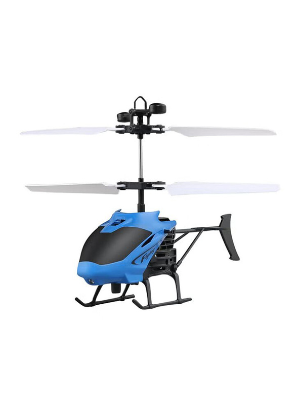 Falcon Flying RC Infrared Induction Helicopter, Remote Controlled Toys, Ages 4+, Blue