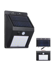 20-LEDs Solar Powered Split Light, 14 x 10.5 x 5.7cm, Black