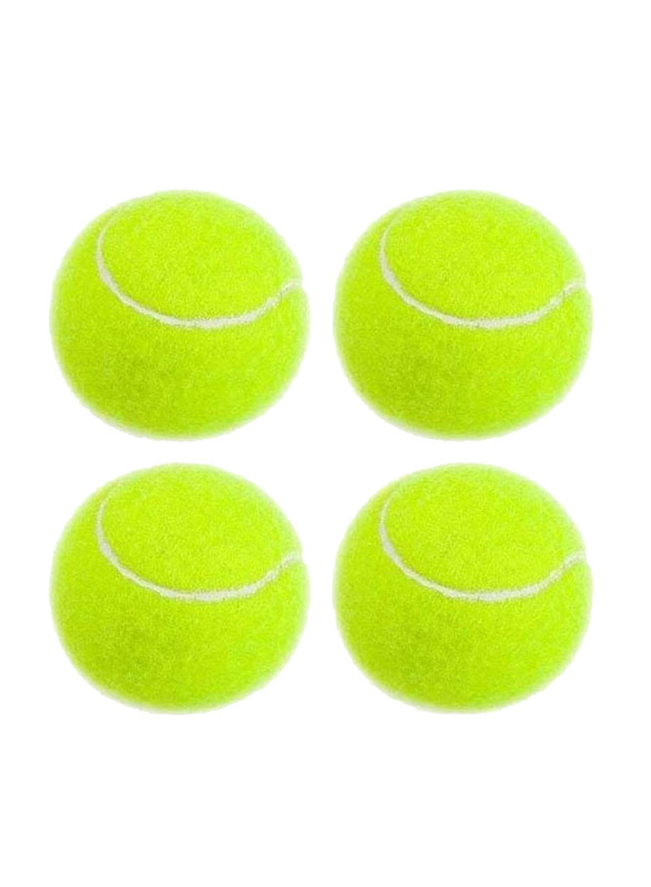 Tennis Training Ball Set, 4 Piece, Yellow