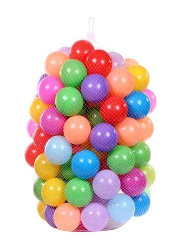 100-Piece Smooth Edges & Germ Free Design Pool Ball Set, 7 x 7 x 7cm, Ages 6+ Years