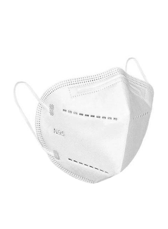 KN95 Face Mask, White, 4-Pieces