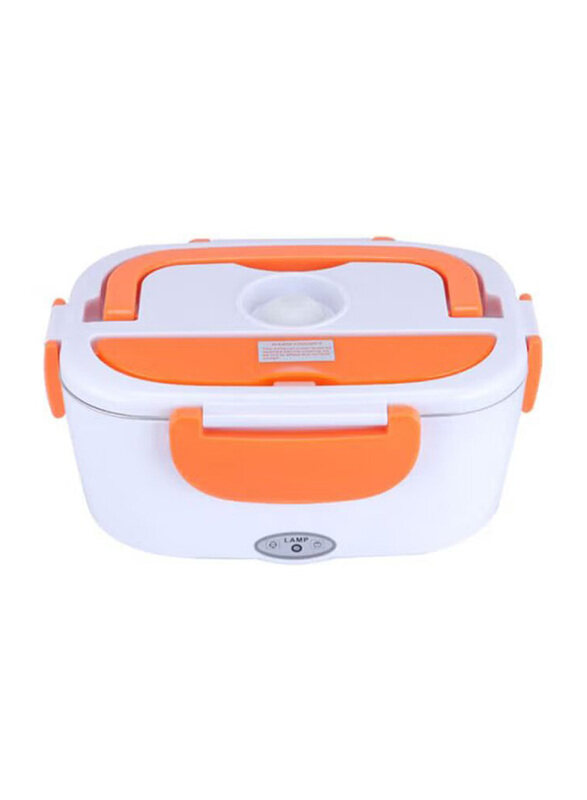 

Generic Multi-Functional Electric Heating Lunch Box with Removable Container, H355C1-US, Orange/White