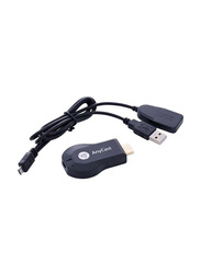 AnyCast M2 Plus Miracast Airplay HDMI Wi-Fi Display Dongle, 2724701924219, Black