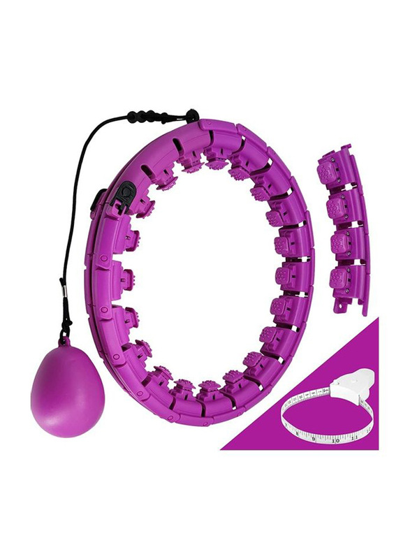 XiuWoo Smart Hula Hoop with Massager Nub, T207, Purple