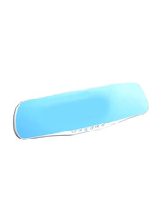 Voberry Full HD Rear-view Mirror Car DVR Camera, Black/Blue