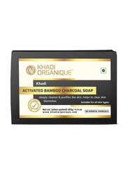 Khadi Organique Activated Bamboo Charcoal Soap, 125g