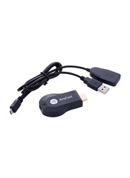 AnyCast M2 Plus Miracast Airplay Wi-Fi Dongle, Receiver Black