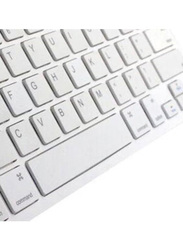 Wireless English Keyboard for Apple iPad, White
